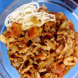 茄汁肉丝面的做法[图]