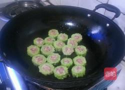 苦瓜酿肉的做法图解4