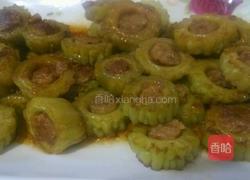 苦瓜酿肉的做法图解8