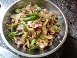 辣椒猪肉炒苦瓜