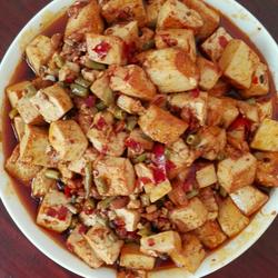 酸豆角肉末豆腐的做法[图]