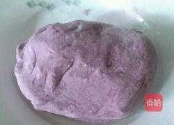 紫薯肉馅糯米滋的做法图解2