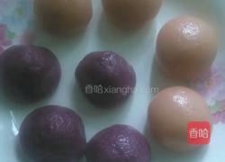 紫薯肉馅糯米滋的做法图解5
