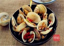 辣椒炒花甲的做法图解8