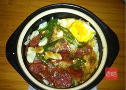 香肠煲仔饭的做法图解6