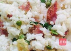 香肠豌豆炒饭的做法图解8