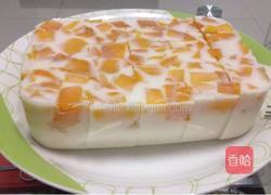 椰汁芒果糕的做法图解7
