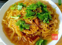 酸菜猪肉炖粉条的做法图解11