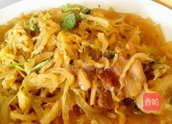 酸菜猪肉炖粉条的做法图解12