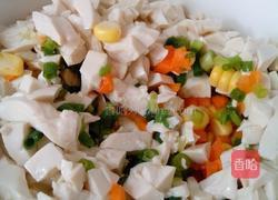 虾仁豆腐饼的做法图解2