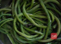 麻酱豆角的做法图解3