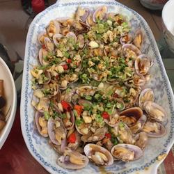 蒜油浇花甲的做法[图]