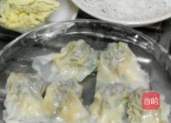 菜肉魚尾雲吞的做法图解16