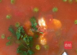 豌豆番茄虾仁汤的做法图解5