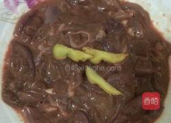 猪肝枸杞汤的做法图解4