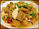 咸蛋白炖冻豆腐的做法[图]