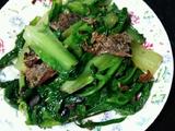 豆豉鲮鱼炒油麦菜的做法[图]