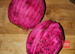 火龙果汁的做法图解1