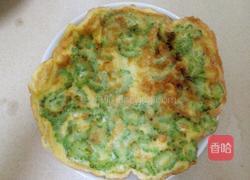 苦瓜煎蛋的做法图解7