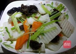 木耳炒山药的做法图解8