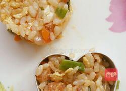 爱心五彩饭团的做法图解6