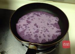 紫薯鸡蛋卷的做法图解5