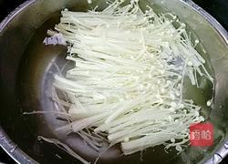 金针菇蒸粉丝的做法图解3