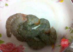 小油菜炒虾仁的做法图解2