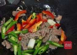 小炒牛肉的做法图解6