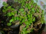 肉丝炒毛豆