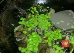 肉丝炒毛豆的做法图解4
