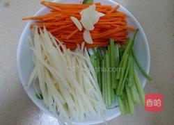 清炒三丝的做法图解1