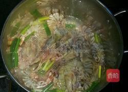 白灼基围虾的做法图解4