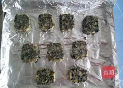 黑芝麻紫菜饼干的做法图解9
