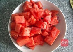 西瓜柠檬水的做法图解1