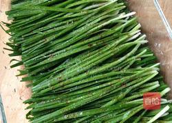 微波炉烤韭菜的做法图解4