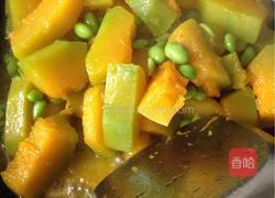 南瓜炒毛豆的做法图解10