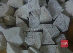 排骨粉蒸香芋的做法图解2