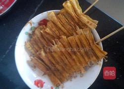 豆皮卷金针菇的做法图解7