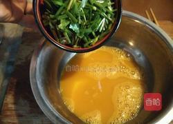 韭菜煎蛋的做法图解3
