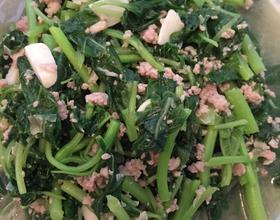 冬菜肉末炒苋菜[图]