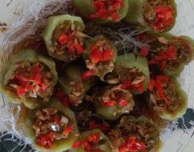 蒜蓉粉丝蒸丝瓜[图]