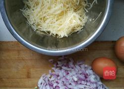 土豆洋葱燕麦鸡蛋饼的做法图解2