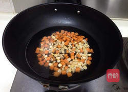 三色杂蔬炒虾仁的做法图解4