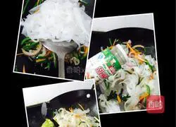 Illustration of how to make fried rice noodles 6