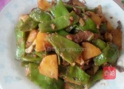 牛肉丝土豆烧豆角的做法图解10