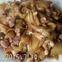 肉片炒茄子的做法[图]