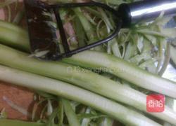 鲜百合芦笋炒虾仁的做法图解2