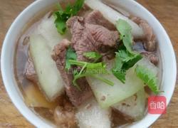 羊肉片氽冬瓜的做法图解10