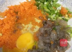 鲜虾仁饼的做法图解4